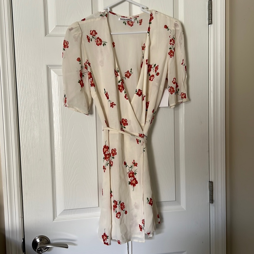 Reformation wrap dress